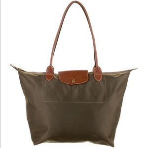 Longchamp Le Pliage Tote bag, olive green
